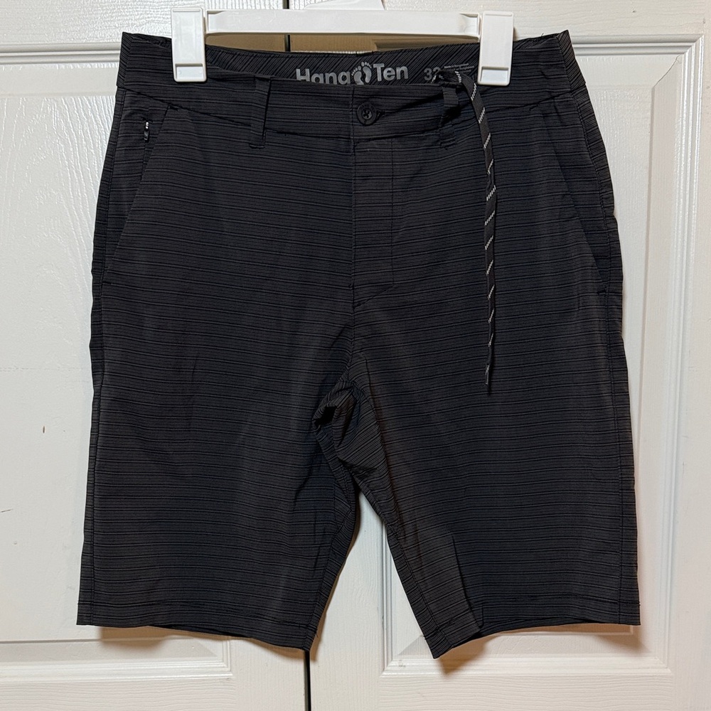 Hang Ten Mens Swim Charcoal Grey Board Shorts. Size 32